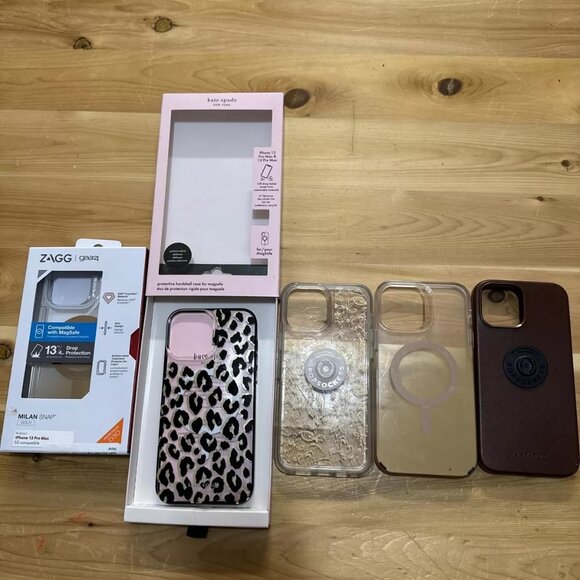 Lot Of 5 iPhone 13 Pro Max cases Used & New - Picture 1 of 6